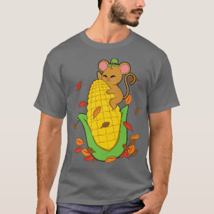 Blätter, bei denen die Maus im Herbst abfällt T-Shirt