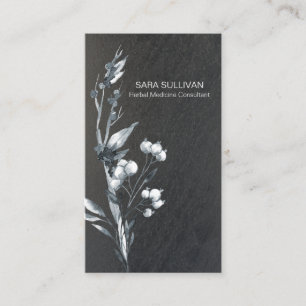 Blätter Berries Kräutermedizin Visitenkarte