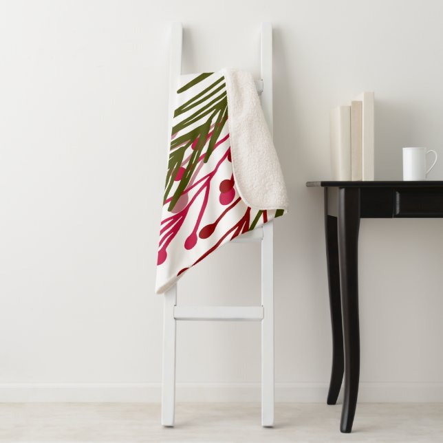 Blätter & Berries Sherpadecke (Beispiel)