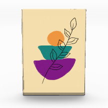 Blätter Boho-Illustration