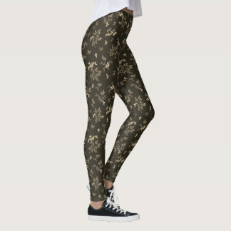 Blätter (braun) Leggings