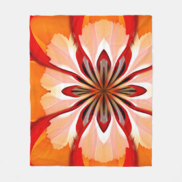 Blätter der Blume Fleecedecke