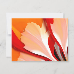 Blätter der Blume Postkarte