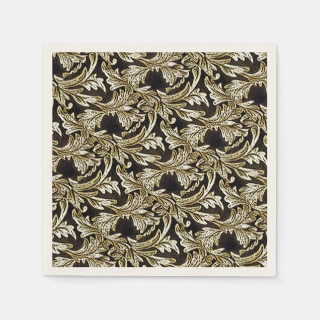 Blätter der Bronze Serviette (Vorderseite)