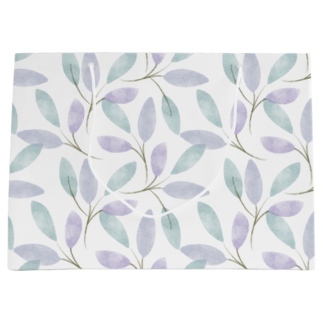 Blätter der Jennifer Collection Große Geschenktüte (Vorderseite)