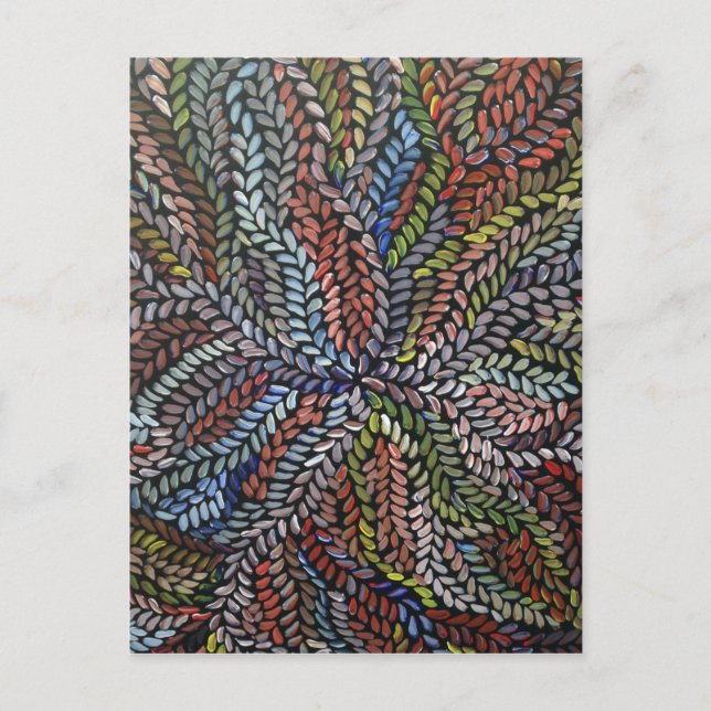 Blätter der Multicolor-Buschmedizin Postkarte (Vorderseite)