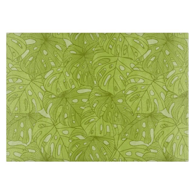 Blätter der Palme Schneidebrett (Vorderseite)