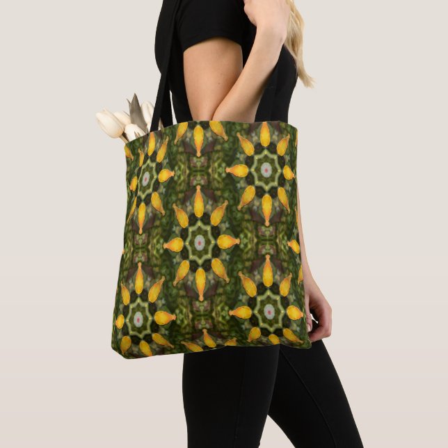 Blätter der Rose...... Tasche (Von Nahem)
