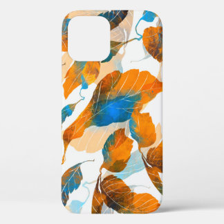 Blätter der Silhouette: Aquarell, digitale nahtlos Case-Mate iPhone Hülle