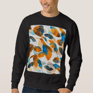 Blätter der Silhouette: Aquarell, digitale nahtlos Sweatshirt