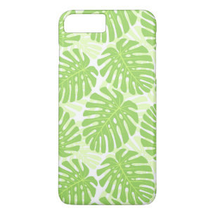 Blätter der tropischen Pflanze - Monstera-Muster iPhone 8 Plus/7 Plus Hülle