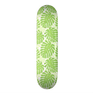 Blätter der tropischen Pflanze - Monstera Muster Skateboard