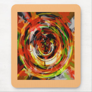 Blätter der Windkunst Mousepad
