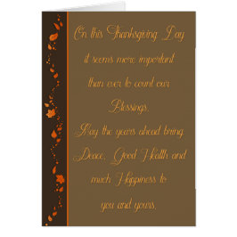 Blätter des Erntedanks Herbst