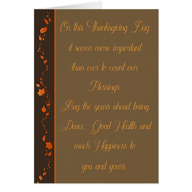 Blätter des Erntedanks Herbst (Vorne)