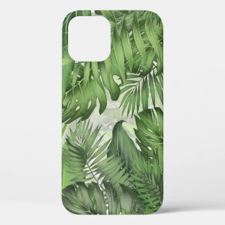 Blätter des tropischen Dschungels: nahtloser blume Case-Mate iPhone Hülle