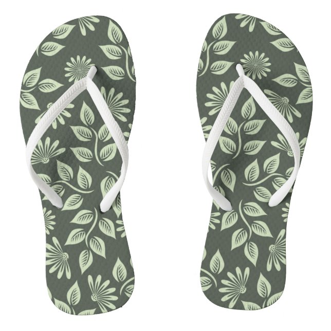 Blätter Design Liebhaber Flip Flops (Fußbett)