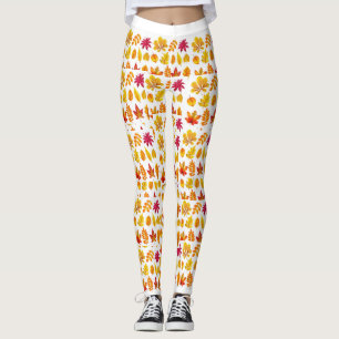 BLÄTTER DRUCKTE LEGGINGS