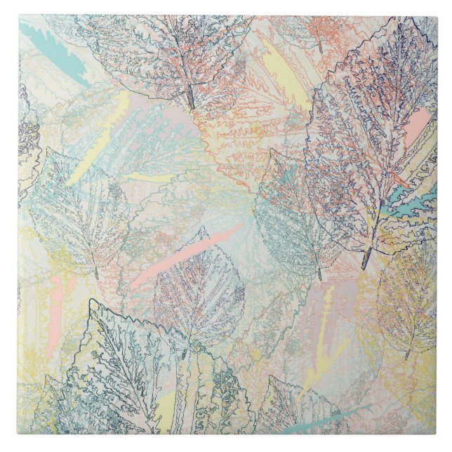 Blätter. Fliese (Vorderseite)