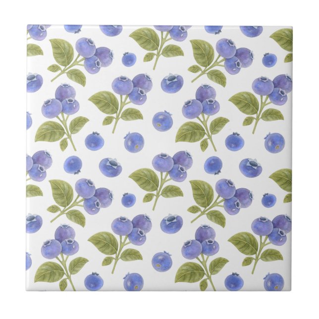 Blätter für Blueberry und Blueberry Fliese (Vorderseite)