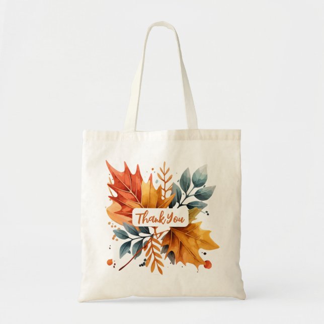 Blätter für die Farbe des Herbstes Tragetasche (Vorne)