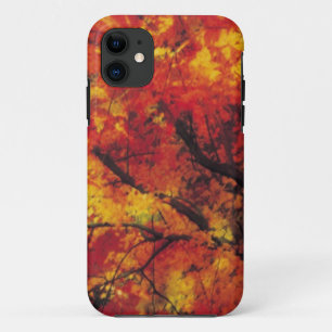 Blätter für Herbstfarben iPhone 11 Hülle