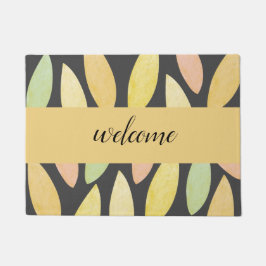 Blätter für Herbstfarben Fußmatte