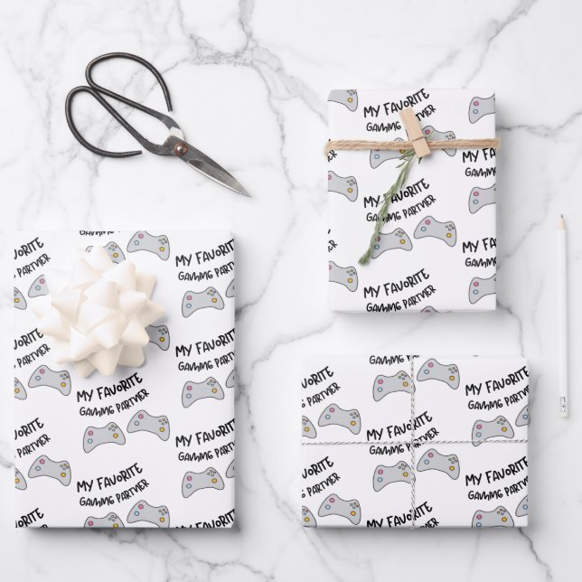 Blätter für Lieblings-Gaming-Partner (Vorderseite)