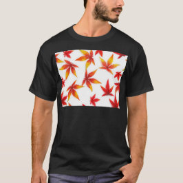 Blätter für rote Herbstmaple T-Shirt