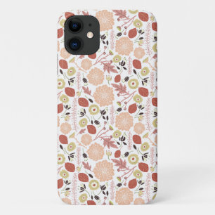 Blätter für spielerische Blumenpfirsiche Grüne Blu Case-Mate iPhone Hülle