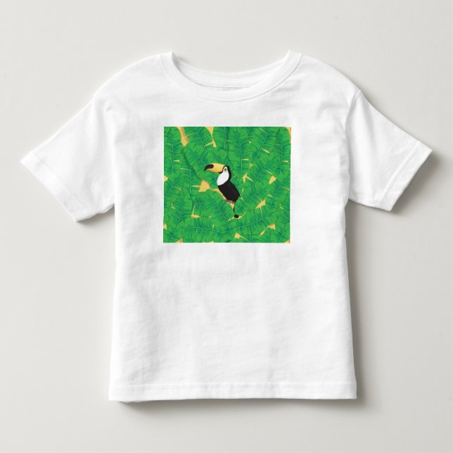 Blätter für Tukane und Bananen Kleinkind T-shirt (Vorderseite)