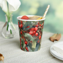 Blätter für Vintage Aquarellbeeren