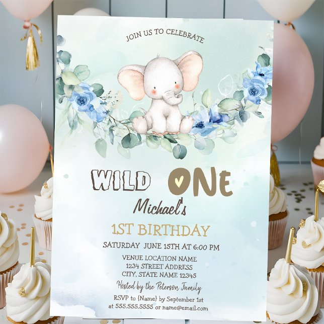 Blätter für Wasserfarben Elefant-Rose 1. Einladung (Von Creator hochgeladen)