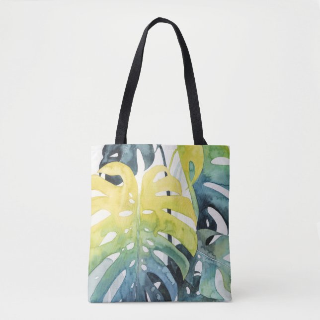 Blätter für Wasserfarben-Sonnenuntergang Tasche (Vorderseite)