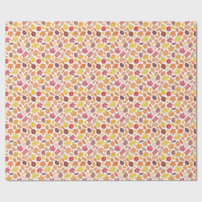 Blätter Geschenkpapier (Flach)
