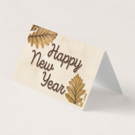 Blätter Glückliche Neujahrskarten 25pk