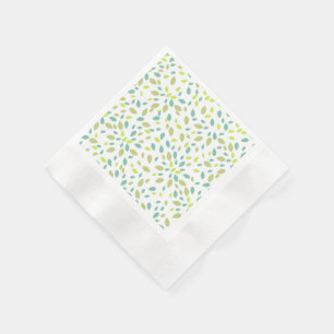 Blätter (Grün) Serviette