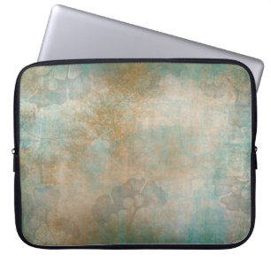 Blätter grunge Hintergrund Tapete Laptopschutzhülle