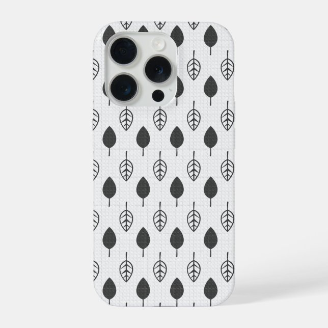 Blätter-Handyhülle iPhone 15 Pro Hülle (Rückseite)