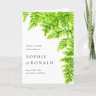 Blätter Hochzeitsfeiern mit Aquarellfarben Programm