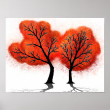 Blätter im Herbst - Digitaldruck