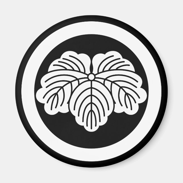 Blätter im Kreis Magnet (Vorne)
