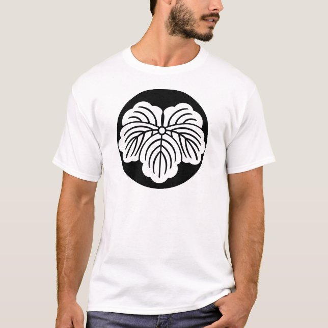 Blätter in Reiskuchen T-Shirt (Vorderseite)