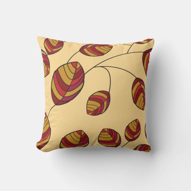 Blätter Kissen (Vorderseite)