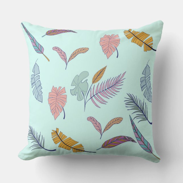 Blätter Kissen (Vorderseite)