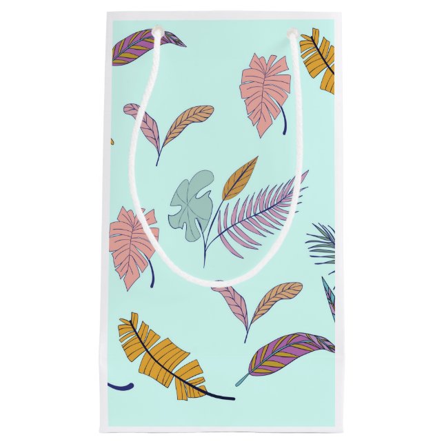 Blätter Kleine Geschenktüte (Vorderseite)