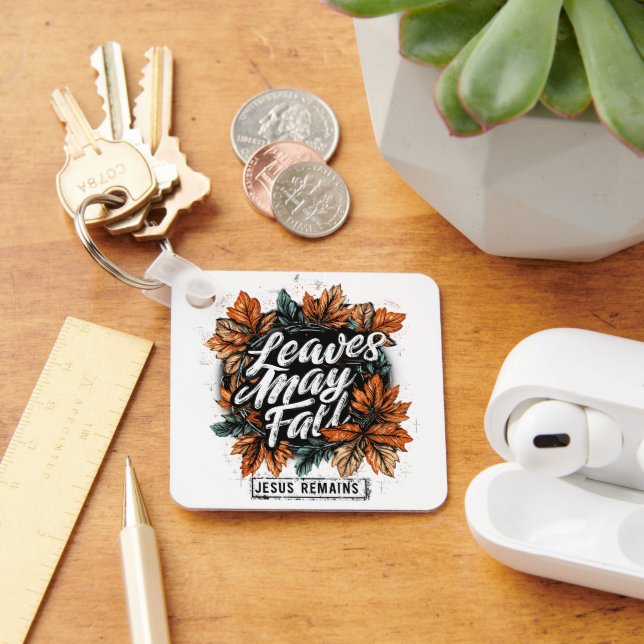 Blätter können fallen... schlüsselanhänger (Schreibtisch)