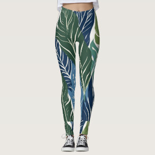 Blätter Leggings