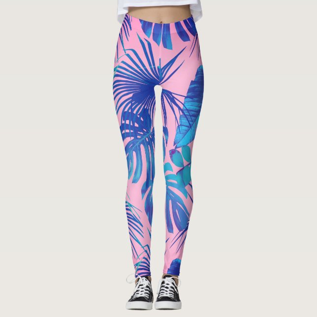 Blätter Leggings (Vorderseite)