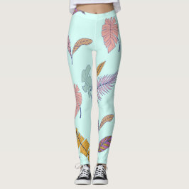 Blätter. Leggings